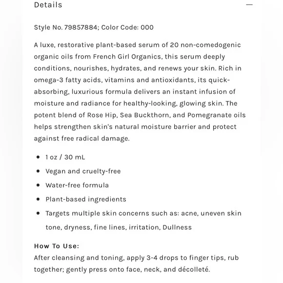 New! French Girl La Flore Botanical Serum 1 oz - Picture 4 of 9